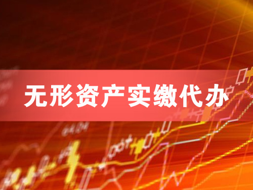 高州无形资产实缴资本代办